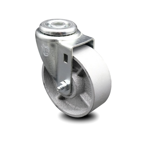 4 Inch Semi Steel Wheel Swivel Bolt Hole Caster